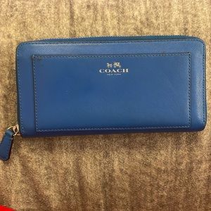 Blue Coach Wallet